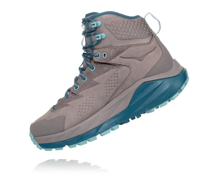 Botas De Montaña Hoka One One Mujer - Kaha Gore-Tex - Gris - AFH452036